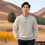 라이언 캐릭터의 생성 배경 - A minimalist, culturally inspired character named Ryan, depicted with soft, warm colors and simple g...