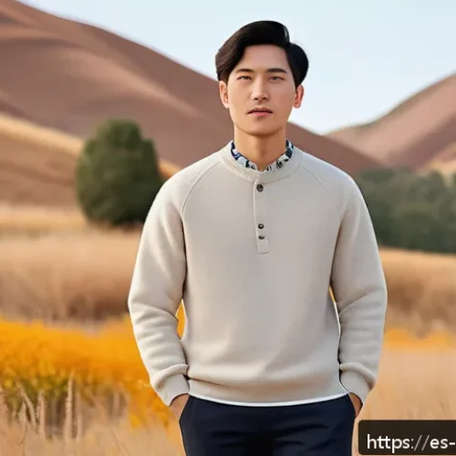 라이언 캐릭터의 생성 배경 - A minimalist, culturally inspired character named Ryan, depicted with soft, warm colors and simple g...
